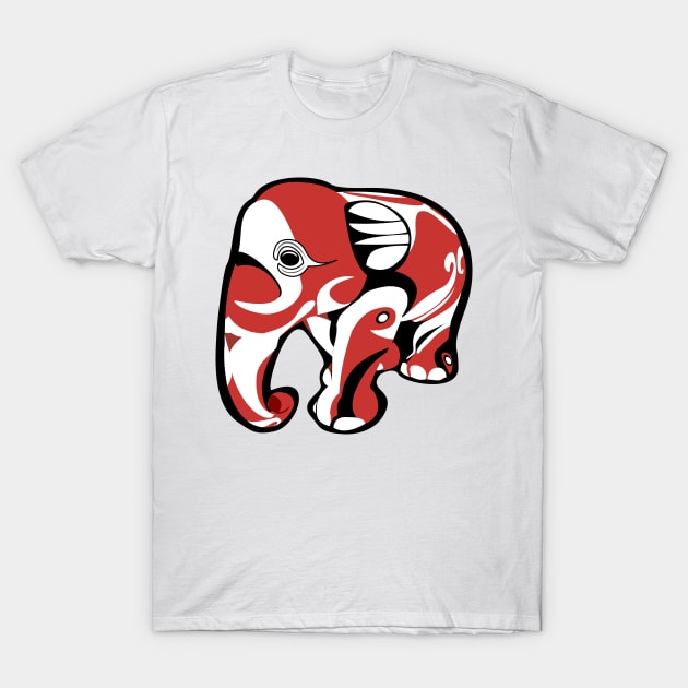 Indo Elephants T-Shirt by GR8DZINE